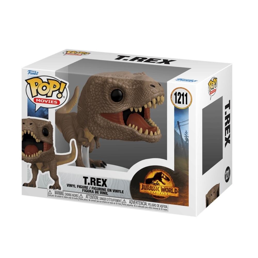 T Rex Funko Pop #1211 Vinyl Figure NIB Jurassic World Dinosaur Collectible Movie